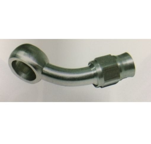 Kuva: 45° banjo I.D. 11,2 mm - paksuus 8,2 mm - Sopii AN3 PTFE-letkuun