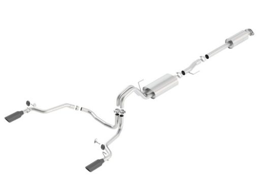 Kuva: Borla 15 - 17 F - 150 2.73.5L V6 EcoBoost 5.0L V8 Black Chrome Cat - Back Touring Exhaust