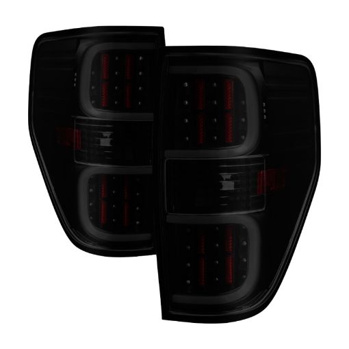 Kuva: xTune Ford F150 09 - 14 LED Tail Lights - Black ALT - ON - FF15009 - LBLED - BSM