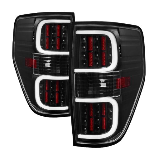 Kuva: xTune Ford F150 09 - 14 LED Tail Lights - Black ALT - ON - FF15009 - LBLED - BK