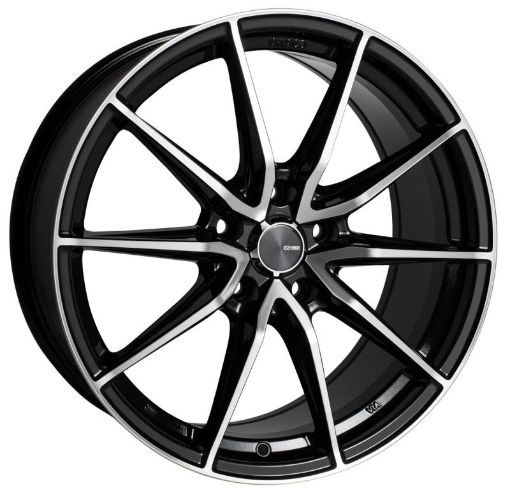 Kuva: Enkei DRACO 17x7.5 5x114.3 45mm Offset 72.6mm Bore Black Machined Wheel