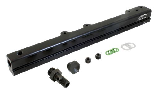 Kuva: AEM 96 - 00 Civic CXDXLXEX 96 - 97 Del Sol SSi Black Fuel Rail