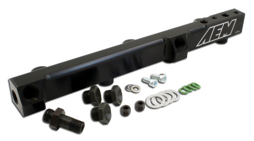 Kuva: AEM 90 - 93 Accord DXLXSEEX 92 - 01 Prelude SSiSi VTEC Black Fuel Rail