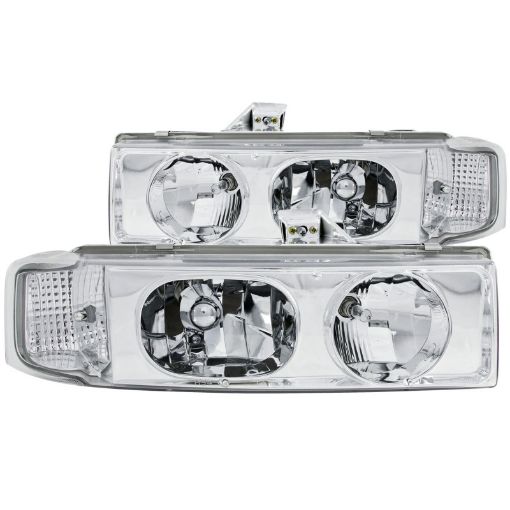 Kuva: ANZO 1995 - 2005 Chevrolet Astro Van Crystal Headlights Chrome 1pc