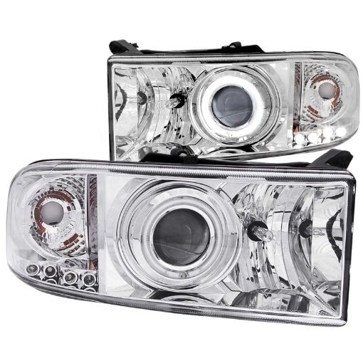 Kuva: ANZO 1994 - 2001 Dodge Ram Projector Headlights w Halo Chrome