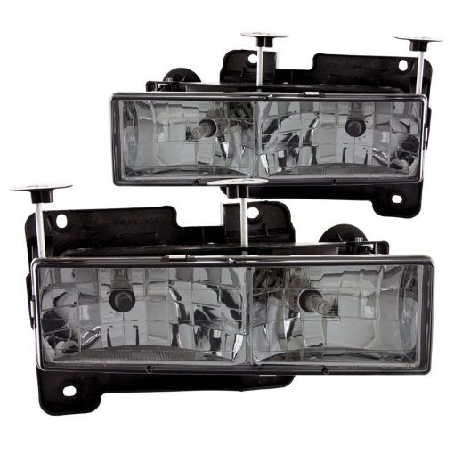 Kuva: ANZO 1988 - 1998 Chevrolet C1500 Crystal Headlights w Smoke Lens