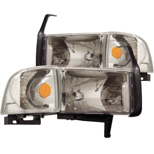 Kuva: ANZO 1994 - 2001 Dodge Ram Crystal Headlights Chrome