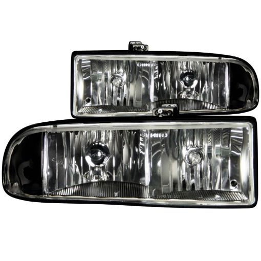 Kuva: ANZO 1998 - 2005 Chevrolet S - 10 Crystal Headlights Black