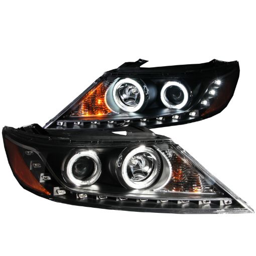 Kuva: ANZO 2011 - 2013 Kia Sorento Projector Headlights w Halo Black (CCFL)