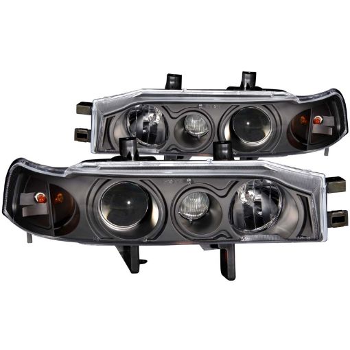 Kuva: ANZO 1990 - 1993 Honda Accord Projector Headlights w Halo Black 1pc