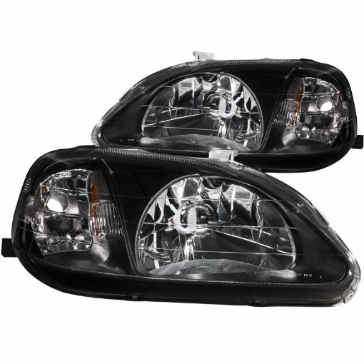 Kuva: ANZO 1999 - 2000 Honda Civic Crystal Headlights Black