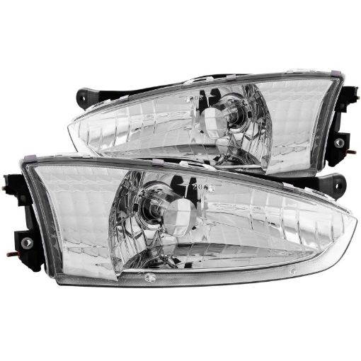 Kuva: ANZO 1997 - 2002 Mitsubishi Mirage Crystal Headlights Chrome