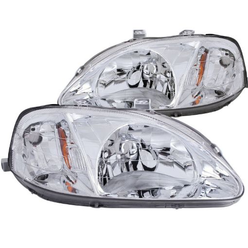 Kuva: ANZO 1999 - 2000 Honda Civic Crystal Headlights Chrome