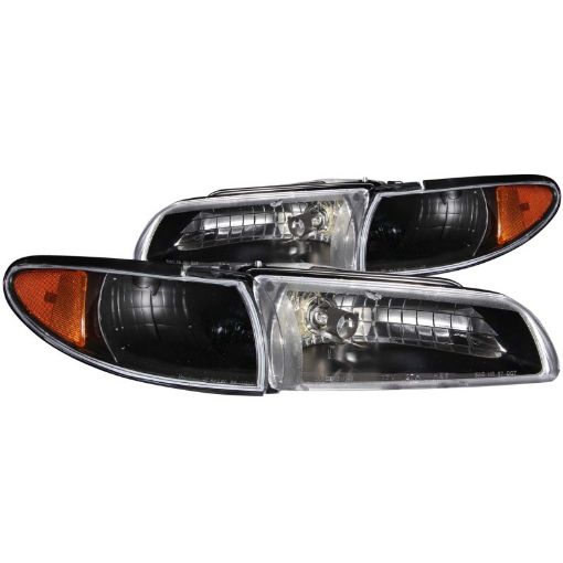 Kuva: ANZO 1997 - 2003 Pontiac Grand Prix Crystal Headlights Black