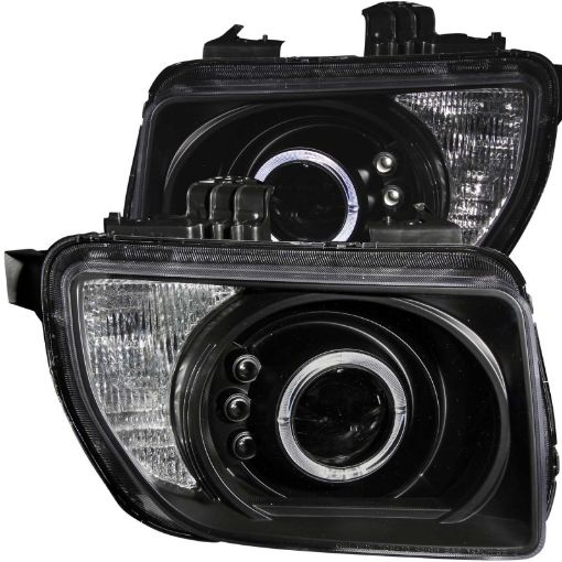 Kuva: ANZO 2003 - 2006 Honda Element Projector Headlights w Halo Black