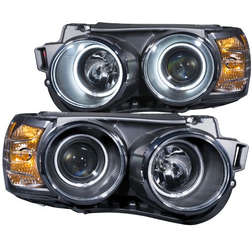 Kuva: ANZO 2012 - 2015 Chevrolet Sonic Projector Headlights w Halo Black (CCFL)