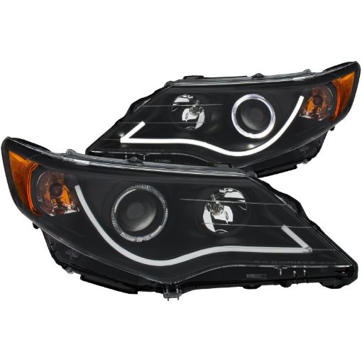 Kuva: ANZO 2012 - 2013 Toyota Camry Projector Headlights w Halo Black