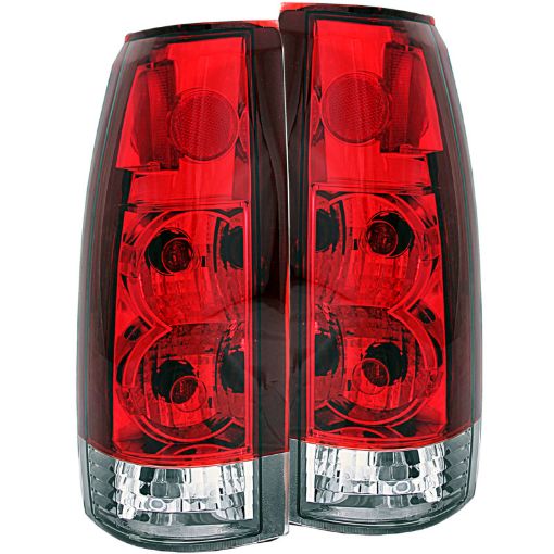 Kuva: ANZO 1999 - 2000 Cadillac Escalade Taillights RedClear - New Gen