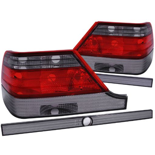 Kuva: ANZO 1995 - 1999 Mercedes Benz S Class W140 Taillights RedSmoke