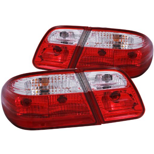 Kuva: ANZO 1996 - 2002 Mercedes Benz E Class W210 Taillights RedClear G2