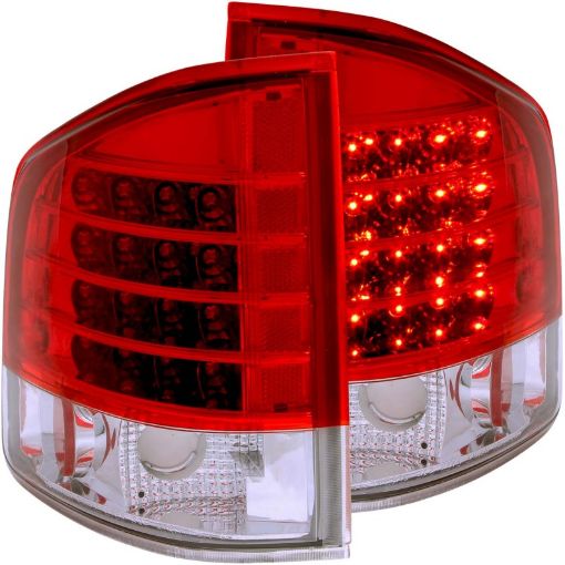 Kuva: ANZO 1995 - 2005 Chevrolet S - 10 LED Taillights RedClear