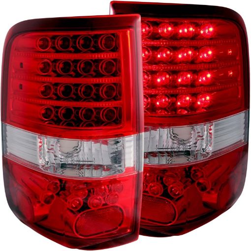 Kuva: ANZO 2004 - 2008 Ford F - 150 LED Taillights RedClear