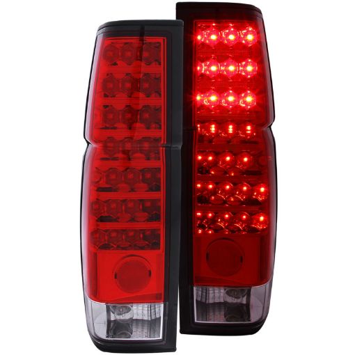 Kuva: ANZO 1986 - 1997 Nissan Hardbody LED Taillights RedClear