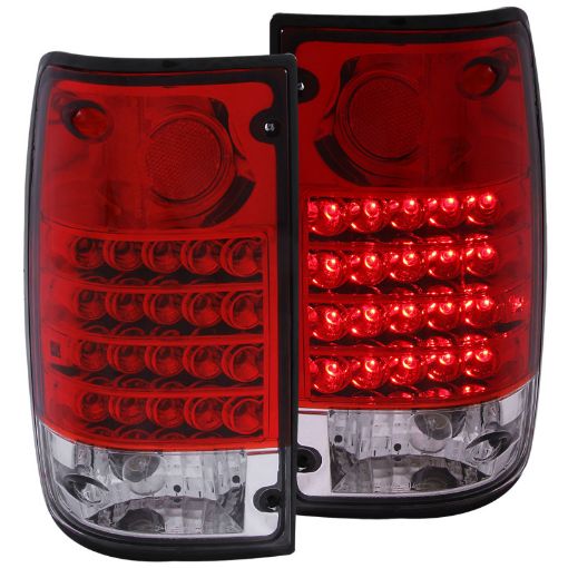 Kuva: ANZO 1989 - 1995 Toyota Pickup LED Taillights RedClear