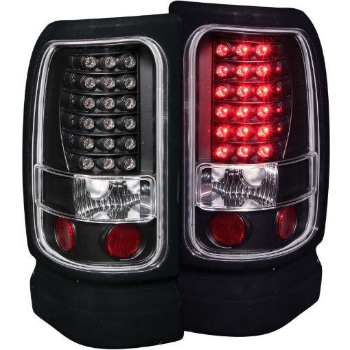 Kuva: ANZO 1994 - 2001 Dodge Ram LED Taillights Black