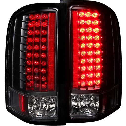 Kuva: ANZO 2007 - 2013 Chevrolet Silverado 1500 LED Taillights Black