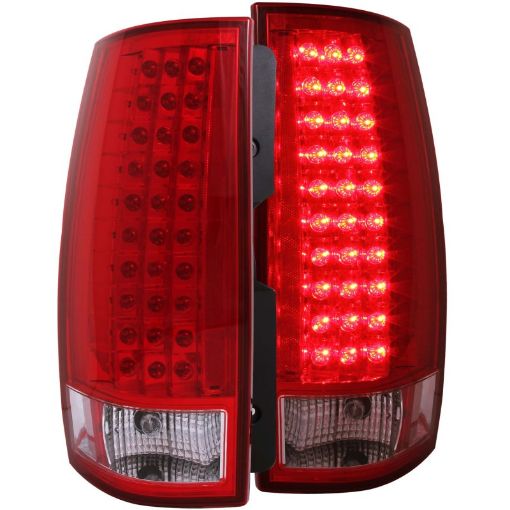 Kuva: ANZO 2007 - 2014 Chevrolet Suburban LED Taillights RedClear