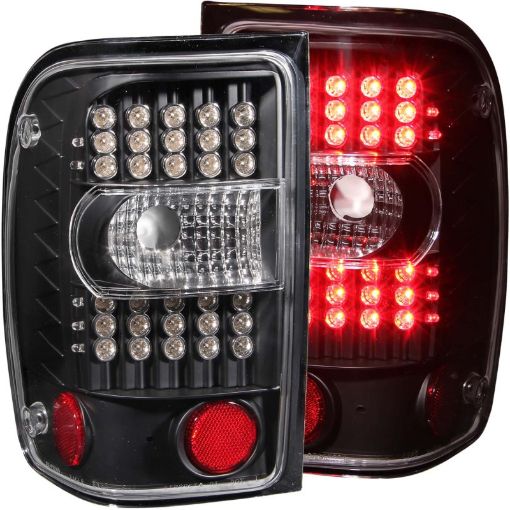 Kuva: ANZO 2001 - 2011 Ford Ranger LED Taillights Black