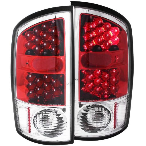 Kuva: ANZO 2002 - 2005 Dodge Ram 1500 LED Taillights RedClear