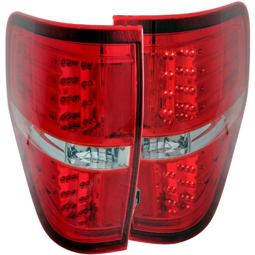 Kuva: ANZO 2009 - 2014 Ford F - 150 LED Taillights RedClear