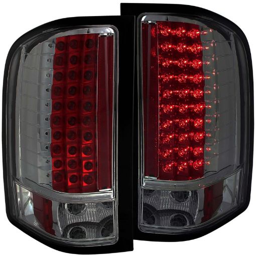 Kuva: ANZO 2007 - 2013 Chevrolet Silverado 1500 LED Taillights Smoke