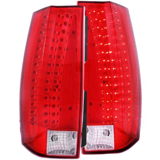 Kuva: ANZO 2007 - 2014 Chevrolet Suburban LED Taillights RedClear - Escalade Look