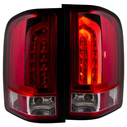 Kuva: ANZO 2007 - 2013 Chevrolet Silverado 1500 LED Taillights RedClear G2