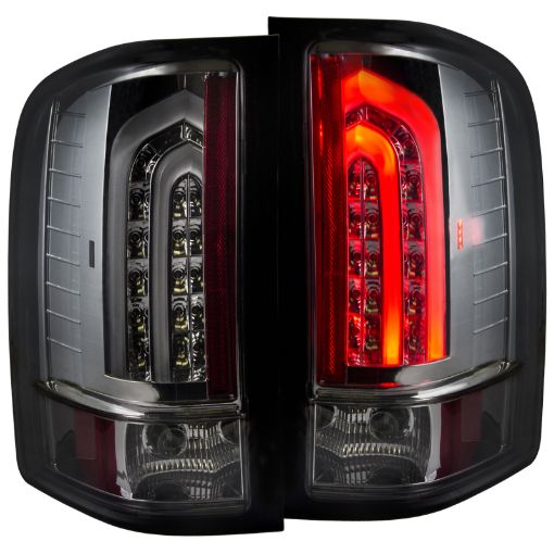 Kuva: ANZO 2007 - 2013 Chevrolet Silverado 1500 LED Taillights Smoke G2