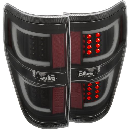 Kuva: ANZO 2009 - 2013 Ford F - 150 LED Taillights Black