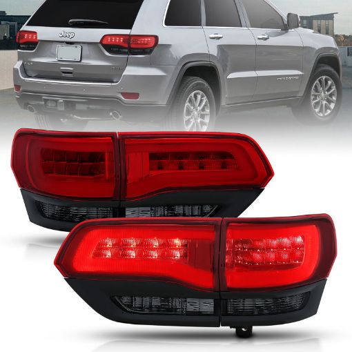 Kuva: ANZO 2014 - 2016 Jeep Grand Cherokee LED Taillights RedSmoke