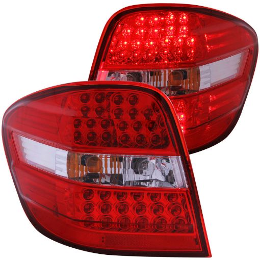 Kuva: ANZO 2006 - 2007 Mercedes Benz M Class W164 LED Taillights RedClear