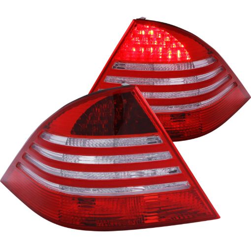 Kuva: ANZO 2000 - 2005 Mercedes Benz S Class W220 LED Taillights RedClear