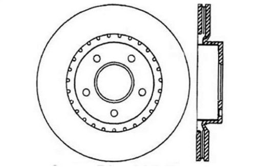 Kuva: StopTech 802 - 03 Infiniti G35 Drilled Right Front Rotor