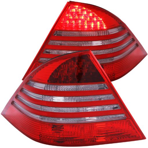 Kuva: ANZO 2000 - 2005 Mercedes Benz S Class W220 LED Taillights RedSmoke