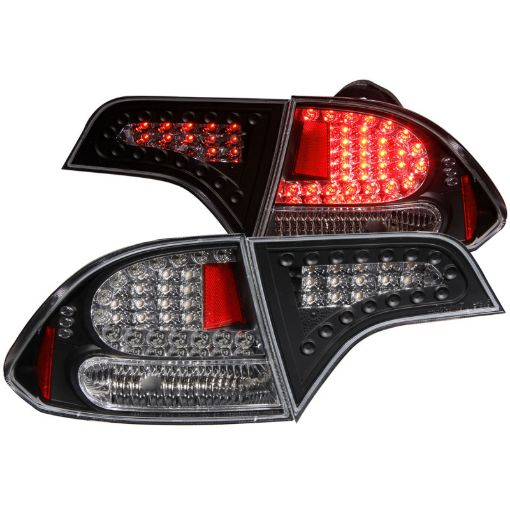 Kuva: ANZO 2006 - 2011 Honda Civic LED Taillights Black