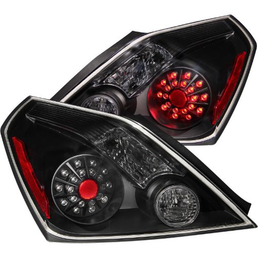 Kuva: ANZO 2008 - 2013 Nissan Altima (2 Door ONLY) LED Taillights Black