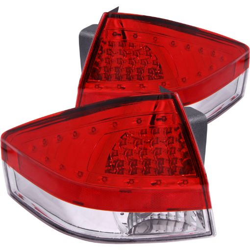 Kuva: ANZO 2008 - 2011 Ford Focus LED Taillights RedClear