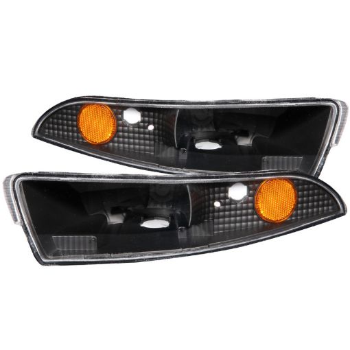 Kuva: ANZO 1993 - 2002 Chevrolet Camaro Euro Parking Lights Black w Amber Reflector