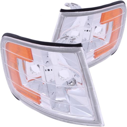 Kuva: ANZO Corner Lights 1994 - 1997 Honda Accord Euro Corner Lights Chrome w Amber Reflector