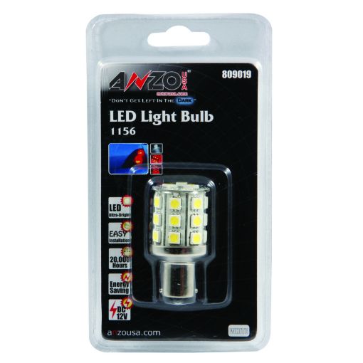 Kuva: ANZO LED Bulbs Universal LED 1156 White - 24 LEDs 2in Tall